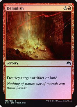 Demolish 139 272 Foil Magic Origins Foil Singles Demolish 139 272 Foil Magic Origins Foil Singles