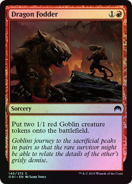 Dragon Fodder Foil 140 272 Magic Origins Foil Singles Dragon Fodder Foil 140 272 Magic Origins Foil Singles