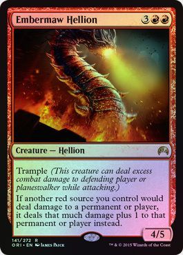 Embermaw Hellion Foil 141 272 Magic Origins Foil Singles Embermaw Hellion Foil 141 272 Magic Origins Foil Singles