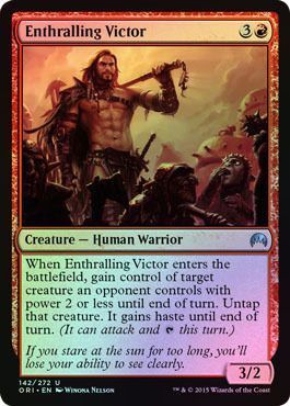 Enthralling Victor 142 272 Foil Magic Origins Foil Singles Enthralling Victor 142 272 Foil Magic Origins Foil Singles