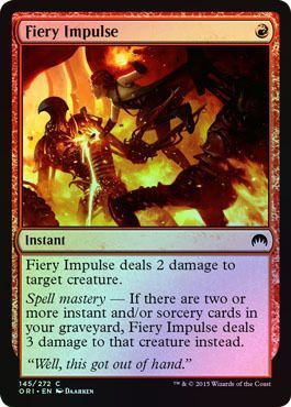 Fiery Impulse 145 272 Foil Fiery Impulse 145 272 Foil
