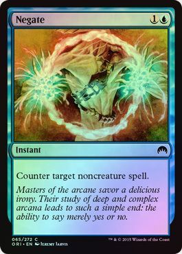 Negate 065 272 Foil Magic Origins Foil Singles Negate 065 272 Foil Magic Origins Foil Singles