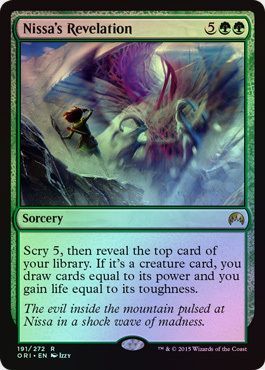 Nissa s Revelation 191 272 Foil Nissa s Revelation 191 272 Foil