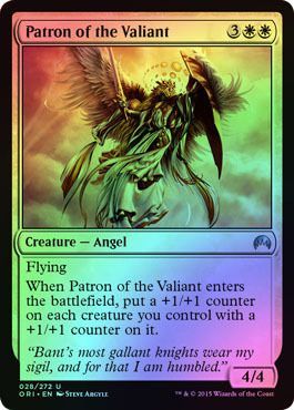 Patron of the Valiant 028 272 Foil Magic Origins Foil Singles Patron of the Valiant 028 272 Foil Magic Origins Foil Singles