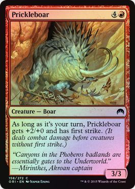 Prickleboar 158 272 Foil Magic Origins Foil Singles Prickleboar 158 272 Foil Magic Origins Foil Singles