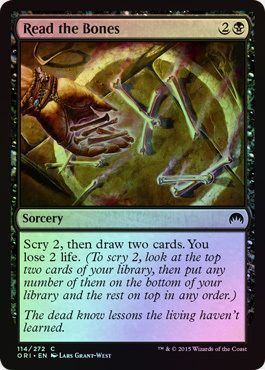 Read the Bones Foil 114 272 Magic Origins Foil Singles Read the Bones Foil 114 272 Magic Origins Foil Singles