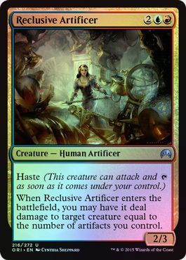 Reclusive Artificer Foil 216 272 Magic Origins Foil Singles Reclusive Artificer Foil 216 272 Magic Origins Foil Singles