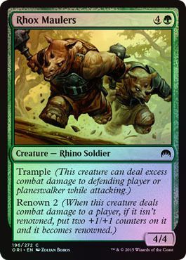 Rhox Maulers 196 272 Foil Rhox Maulers 196 272 Foil