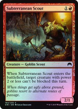 Subterranean Scout 164 272 Foil Magic Origins Foil Singles Subterranean Scout 164 272 Foil Magic Origins Foil Singles