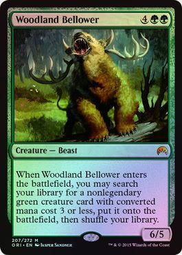 Woodland Bellower 207 272 Foil Magic Origins Foil Singles Woodland Bellower 207 272 Foil Magic Origins Foil Singles