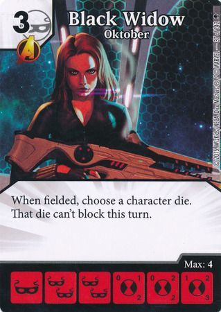 Black Widow Oktober 37 142 Common Marvel Dice Masters Avengers Age of Ultron Singles Black Widow Oktober 37 142 Common Marvel Dice Masters Avengers Age of Ultron Singles