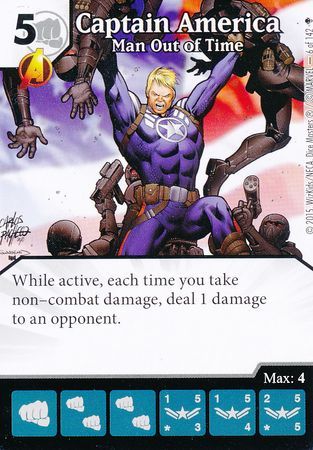 Captain America Man Out of Time 6 142 Common Marvel Dice Masters Avengers Age of Ultron Singles Captain America Man Out of Time 6 142 Common Marvel Dice Masters Avengers Age of Ultron Singles