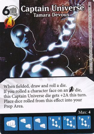 Captain Universe Tamara Devoux 41 142 Common Marvel Dice Masters Avengers Age of Ultron Singles Captain Universe Tamara Devoux 41 142 Common Marvel Dice Masters Avengers Age of Ultron Singles