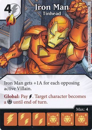 Iron Man Tinhead 50 142 Common Marvel Dice Masters Avengers Age of Ultron Singles Iron Man Tinhead 50 142 Common Marvel Dice Masters Avengers Age of Ultron Singles