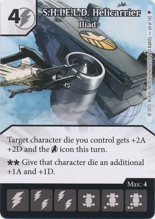 S H I E L D Helicarrier Iliad 64 142 Common Marvel Dice Masters Avengers Age of Ultron Singles S H I E L D Helicarrier Iliad 64 142 Common Marvel Dice Masters Avengers Age of Ultron Singles