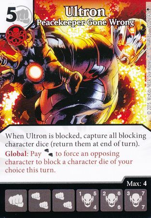 Ultron Peacekeeper Gone Wrong 20 142 Common Marvel Dice Masters Avengers Age of Ultron Singles Ultron Peacekeeper Gone Wrong 20 142 Common Marvel Dice Masters Avengers Age of Ultron Singles