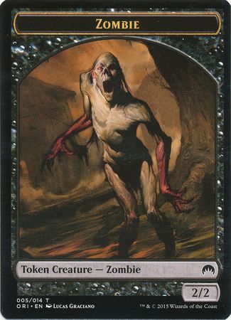 Zombie Token 005 ORI Magic Origins Singles Zombie Token 005 ORI Magic Origins Singles