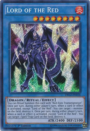 Lord of the Red DRL2 EN016 Secret Rare 1st Edition Lord of the Red DRL2 EN016 Secret Rare 1st Edition