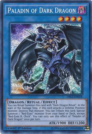 Paladin of Dark Dragon - DRL2-EN018 - Secret Rare 1st Edition