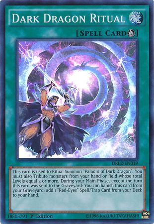 Dark Dragon Ritual DRL2 EN019 Super Rare 1st Edition Dark Dragon Ritual DRL2 EN019 Super Rare 1st Edition