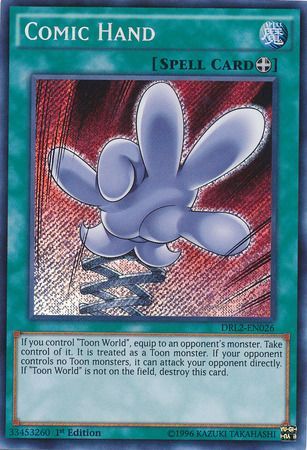 Comic Hand DRL2 EN026 Secret Rare 1st Edition Comic Hand DRL2 EN026 Secret Rare 1st Edition
