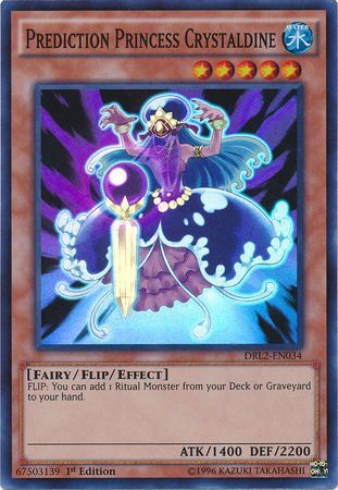 Prediction Princess Crystaldine DRL2 EN034 Super Rare 1st Edition Prediction Princess Crystaldine DRL2 EN034 Super Rare 1st Edition