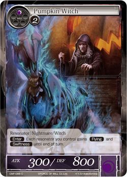Pumpkin Witch CMF 088 Common Force of Will The Crimson Moon s Fairy Tale Singles Pumpkin Witch CMF 088 Common Force of Will The Crimson Moon s Fairy Tale Singles