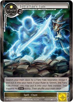 Tell a Fairy Tale CMF 017 Rare Foil Force of Will The Crimson Moon s Fairy Tale Singles Tell a Fairy Tale CMF 017 Rare Foil Force of Will The Crimson Moon s Fairy Tale Singles