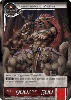 Commander of Wolves CMF 023 Rare Foil Commander of Wolves CMF 023 Rare Foil