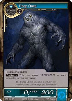 Deep Ones CMF 041 Super Rare Foil Deep Ones CMF 041 Super Rare Foil