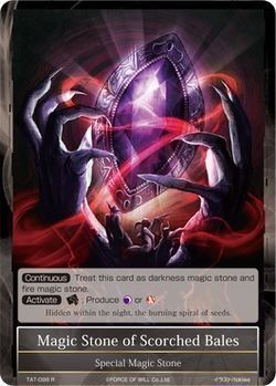 Magic Stone of Scorched Bales TAT 098 Rare Foil Magic Stone of Scorched Bales TAT 098 Rare Foil