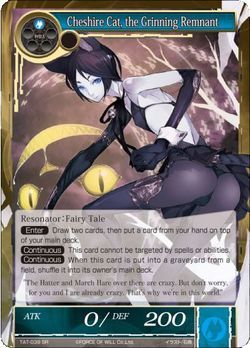 Cheshire Cat the Grinning Remnant TAT 039 Super Rare Foil Force of Will The Castle of Heaven and The Two Towers Singles Cheshire Cat the Grinning Remnant TAT 039 Super Rare Foil Force of Will The Castle of Heaven and The Two Towers Singles