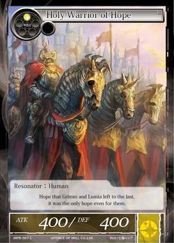 Holy Warrior of Hope MPR 007 Common Force of Will The Moon Priestess Returns Singles Holy Warrior of Hope MPR 007 Common Force of Will The Moon Priestess Returns Singles