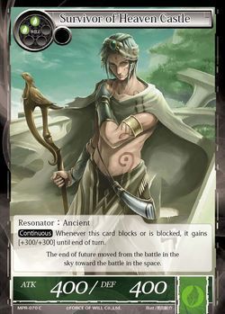 Survivor of Heaven Castle MPR 070 Common Force of Will The Moon Priestess Returns Singles Survivor of Heaven Castle MPR 070 Common Force of Will The Moon Priestess Returns Singles