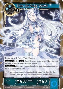 Etna the Snow Queen MPR 041 Super Rare Foil Force of Will The Moon Priestess Returns Singles Etna the Snow Queen MPR 041 Super Rare Foil Force of Will The Moon Priestess Returns Singles