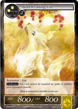 Mind Reading Fox MPR 009 Uncommon Force of Will The Moon Priestess Returns Singles Mind Reading Fox MPR 009 Uncommon Force of Will The Moon Priestess Returns Singles