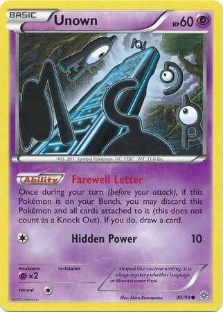 Unown - 54/123 (Reverse Foil)