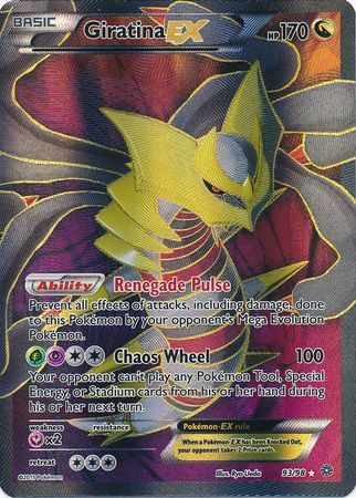 Near Mint Giratina EX Ultra Rare - 57/98 - XY Ancient Origins - NM/M -  Pokemon