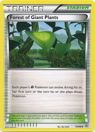 Forest of Giant Plants 74 98 Uncommon XY Ancient Origins Singles Forest of Giant Plants 74 98 Uncommon XY Ancient Origins Singles