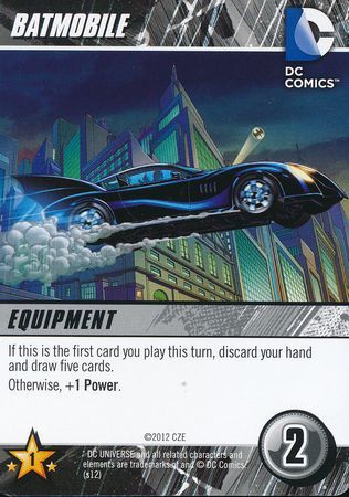 Batmobile DC Deck Building Game 2012 2012 Batmobile DC Deck Building Game 2012 2012