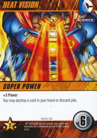 Heat Vision DC Deck Building Game 2012 Heat Vision DC Deck Building Game 2012