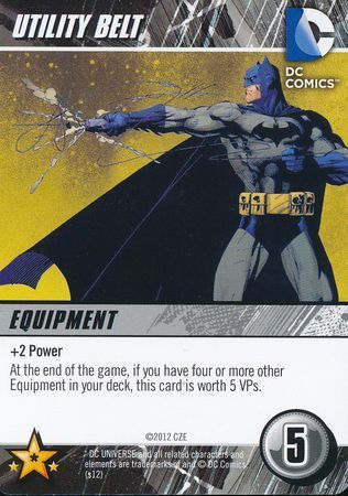 Utility Belt DC Deck Building Game 2012 2012 Utility Belt DC Deck Building Game 2012 2012