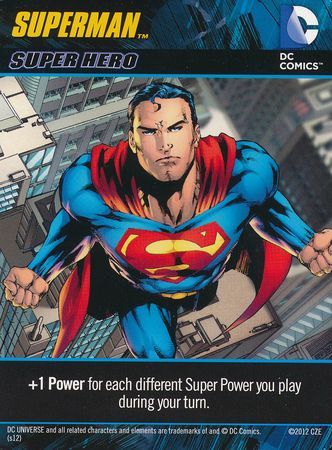 Superman Super Hero DC Deck Building Game 2012 Superman Super Hero DC Deck Building Game 2012