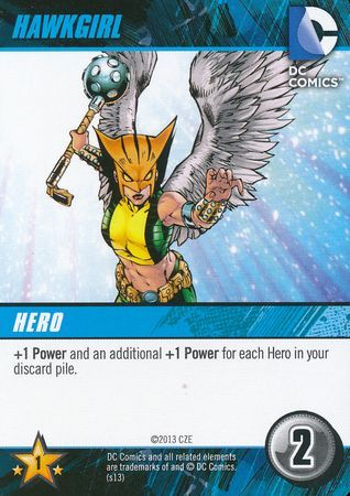 Hawkgirl DC Deck Building Game 2013 Hawkgirl DC Deck Building Game 2013