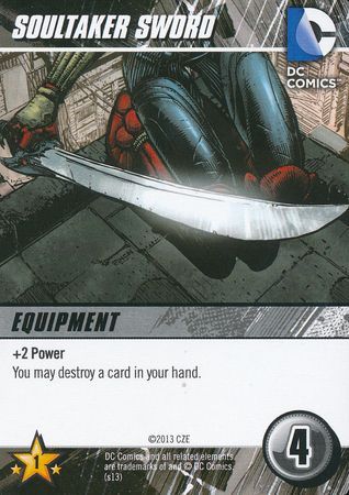 Soultaker Sword DC Deck Building Game 2013 Soultaker Sword DC Deck Building Game 2013