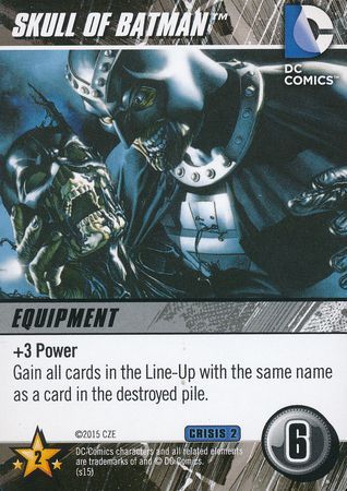 Skull of Batman DC Deck Building Game Crisis 2 Skull of Batman DC Deck Building Game Crisis 2