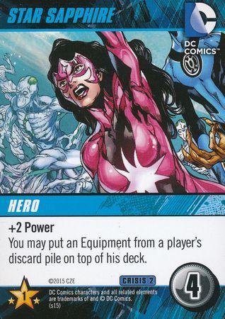 Star Sapphire DC Deck Building Game Crisis 2 Star Sapphire DC Deck Building Game Crisis 2