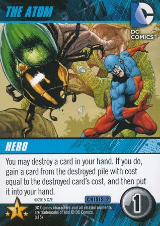 The Atom Dc Deck Building Game Crisis 2