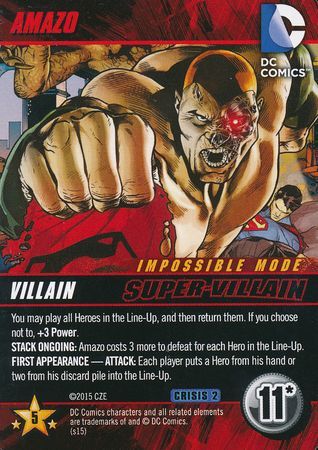 Amazo DC Deck Building Game Crisis 2 Crisis 2 Amazo DC Deck Building Game Crisis 2 Crisis 2