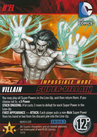 H el DC Deck Building Game Crisis 2 H el DC Deck Building Game Crisis 2